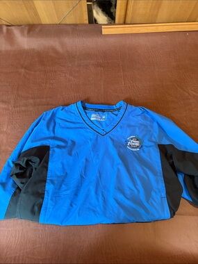 Cutter & Buck Bright Blue Interior Jacket with Black Trim